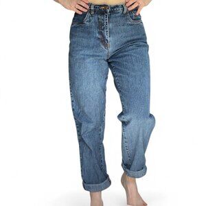 Vintage Bill Bass Women's Dark Wash Denim Jeans – Size 8